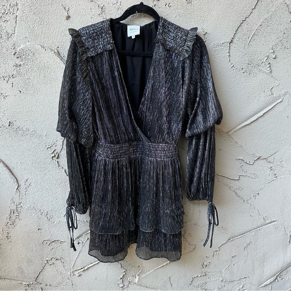 MISA LOS ANGELES Maeryn Metallic Mini Dress size M - Picture 9 of 14